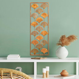 Wallity Fan Escultura de Pared Multicolor de Metal